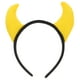 thumbnail image 1 of KAKOWELY Diadema con cuernos de diablo para Halloween, tocado con cuernos de demonio, disfraz de diablo amarillo, disfraz de Halloween, diadema de cosplay para mujeres, hombres y niñas, 1 of 4