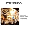 Four Layer Rotating Earring Storage Box Clear Acrylic Hairpin Jewelry