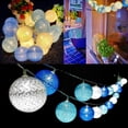 thumbnail image 4 of Laklulu Lifestyle Lámpara de Cadena de Bolas de algodón, lámpara de Hada de Bolas de algodón alimentada por USB de 3M/20 LED, Adecuada para Dormitorio, Fiesta, Interior, Boda, decoración navideña, 4 of 5