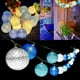 thumbnail image 4 of Cadena de luces LED de algodón de 3 m y 20 unidades, alimentada por USB, para decoración acogedora de dormitorios, fiestas, bodas y días festivos, con brillo suave, 4 of 5