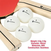 Ping Pong Paddle Set with Travel Bag, 2 Player Table Tennis Rackets and 4 Balls by MD Sports