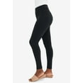 thumbnail image 3 of Jessica London Women's Plus Size Everyday Stretch Cotton Legging, 3 of 5