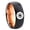 Black And Rose Gold, variant on Magic The Gathering Dome Black And Rose Gold Tungsten Ring 10MM