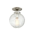thumbnail image 4 of Trade Winds Lighting 1-Light Ceiling Light In Polished Nickel, 4 of 4