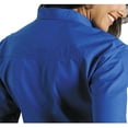 thumbnail image 3 of Roper Womens Blue Solid Long Sleeve Western Snap Shirt, 3 of 3