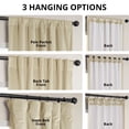 thumbnail image 3 of Half Price Drapes Au Lait Creme Heritage Plush Velvet Room Darkening Curtains (1 Panel), 50W X 120L, 3 of 11