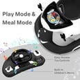 thumbnail image 6 of AILEEKISS 5-in-1 Musical Baby Walker with Wheels, Foldable Baby Walker for Boys Girls, Black, 6 of 10