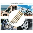 AutoTire Valve Extension Adaptor Air Tyre Stem Extender Iation Stright