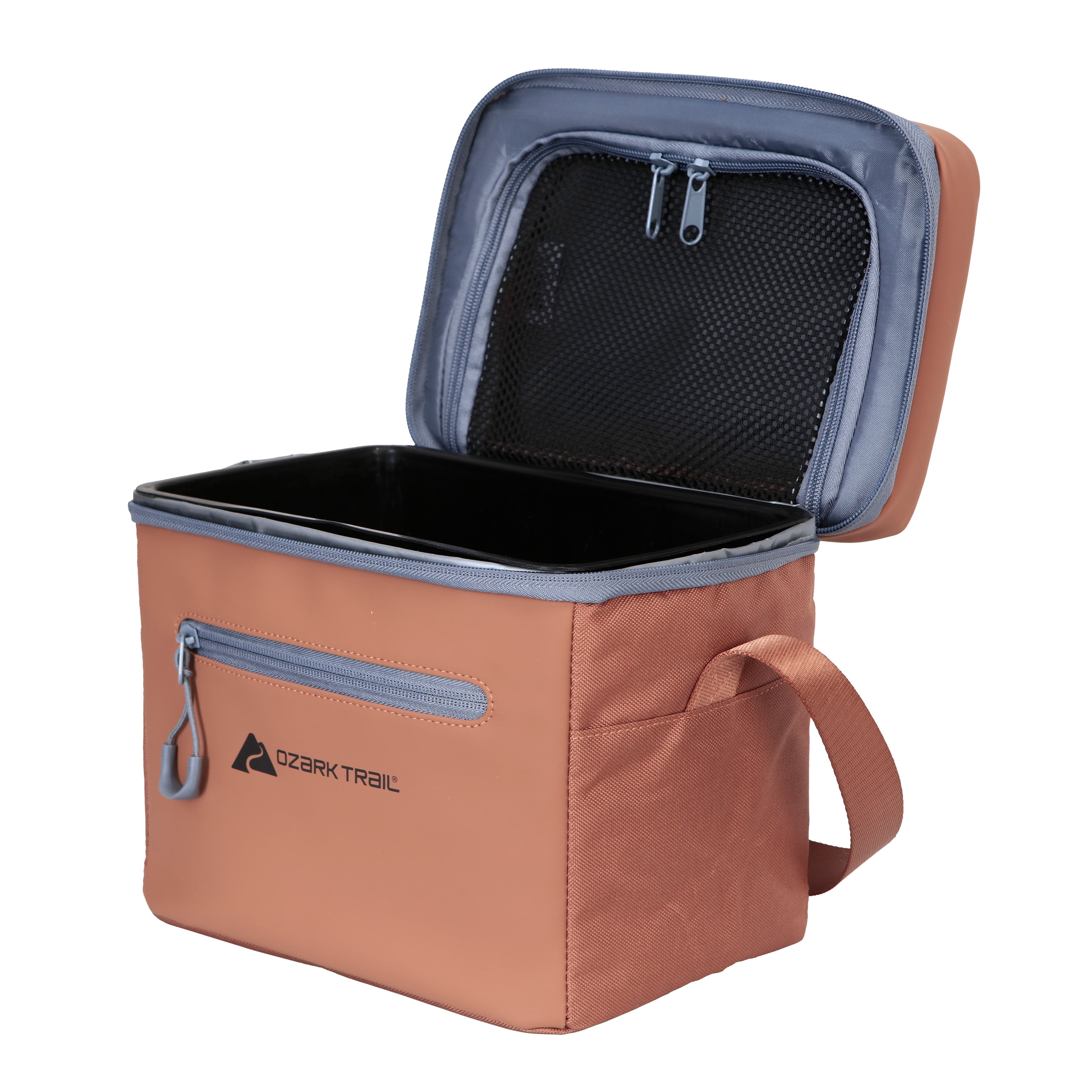 Ozark Trail Tan 6-Can Soft-Sided Cooler with Removable Hard Liner