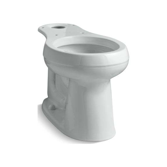 Cimarron Comfort Height Round-Front Bowl, Ice Grey