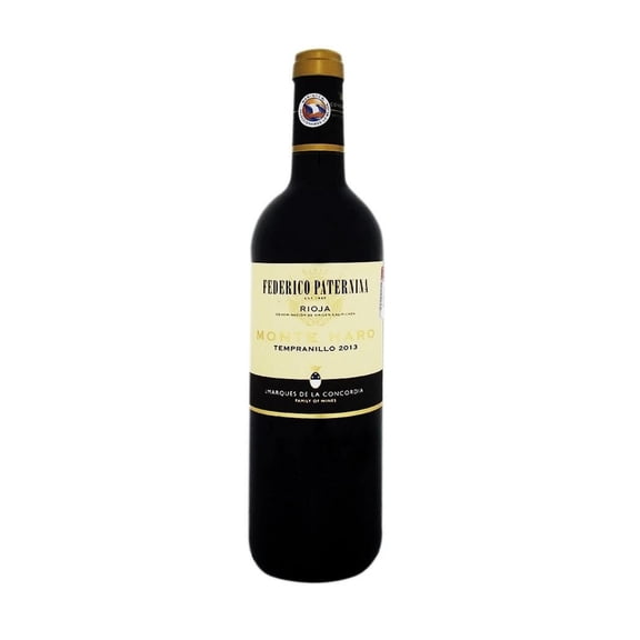 Vino Tinto Marqués de la Concordia Federico Paternina Rioja Tempranillo 750 ml