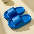 thumbnail image 2 of adviicd Kid Slippers Kids Cloud Slides Girls Boys Slip On Slide Sandals Comfort Non-Slip Thick Sole Slippers Summer Shower Shoes Pool Beach Water Shoes (Blue,11), 2 of 9