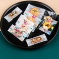 thumbnail image 4 of Lubelski Flower Series Cookie Biscuit 100Pcs/200Pcs Set Packaging Bags Semi-Transparent with Floral Print Design Packing Bags Home Supply, 4 of 8