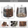 thumbnail image 3 of Cozy Cafe Tower Lake Ashtray with Lid Cigarette Ashtray Stainless Steel Ash Tray Ash Holder for Home Outdoor, 3 of 7