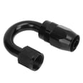 thumbnail image 2 of Fuel Hose Adapter, Hose End Adapter Black AN8 180  for Car Turbocharger Modification for Connection Of Oil Radiator, 2 of 8