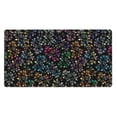 thumbnail image 1 of DouZhe Large Mouse Pad, Flourish Chromatic Flowers Non-Slip Waterproof Rubber Keyboard Office Desk Pads Mousepad, 29.5 x 15.8 inches 3mm Thick, 1 of 7