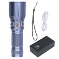 thumbnail image 2 of Long Shot Flashlight, Portable USB Torch 1850lm IPX7 Waterproof High Power With 4 Groups For Hiking For Travel, 2 of 8