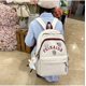 thumbnail image 4 of Linda mochila Kawaii para la escuela Mochila Kawaii con pin Kawaii y accesorios Mochila Linda mochila estética (blanco), 4 of 5