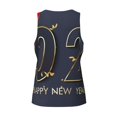 thumbnail image 4 of Haiem 2025 New Year 2 Men Workout Tank Top Gym Bodybuilding Sleeveless Muscle T Shirts Athletic Tank Breathable Workout Shirt-Large, 4 of 8