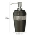 thumbnail image 3 of Stainless Steel Liquid Soap Dispenser Pump Bottle | Bathroom Vanity & Kitchen Sink,Holds Soap,Lotion & Sanitizer | Orb, 3 of 4