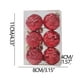 thumbnail image 5 of Fiudx Bolas Navideñas Tejidas, Juego de 6 Adornos de Plástico de Colores Brillantes, Diseño Único E Intrincado, Perfectas para Árboles de Navidad, Guirnaldas, Coronas y Fiestas Navideñas, Tamaño de 4, 5 of 7