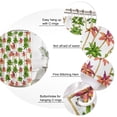 thumbnail image 3 of Summer Tropical Bathroom Shower Curtains with 12 Hooks Polyester Waterproof Shower Curtain for Stalls and Bathtubs Watercolor Palm Tree Botanical Boho Decorative Bathroom Privacy Curtain 36x72 Inches, 3 of 9