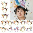thumbnail image 4 of FENOHREFE Handmade Twist Birthday Headbands Adjustable Headwear Festive Baby Headpiece for Women's Hair Styling, 4 of 7