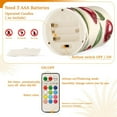 thumbnail image 5 of Yayeee Flameless Candles with Remote Flickering Battery Operated Multi Color Changing, Cute Cherry, 5 of 7