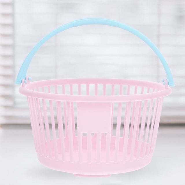 OULII 2pcs Plastic Baskets Grocery Basket for Kids Storage PP Plastic Craft Projects
