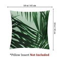 thumbnail image 4 of Shiartex Palm Leaf Tropical Plant Throw Pillow Covers Pillow Cover with Zipper Throw Pillow Cases Double Sided Plush Pillow Covers Decorative Throw Pillows Covers for Couch Living Room 2pcs White, 4 of 7