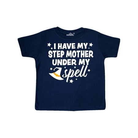 

Inktastic I Have My Step Mother Under My Spell with Cute Witch Hat Gift Toddler Boy or Toddler Girl T-Shirt