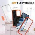 thumbnail image 4 of Para Samsung Galaxy S26 5G Funda para Teléfono de 6,3" con Soporte Incorporado, Funda Protectora Resistente a Prueba de Golpes/polvo/caídas de Grado Militar para Samsung Galaxy S26 5G, Naranja, 4 of 8