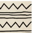 thumbnail image 2 of SAFAVIEH Kids Zigzag Striped Wool Area Rug, Ivory/Black, 8' x 10', 2 of 3