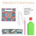 thumbnail image 3 of Bolso Hombro Con DIY Patrón Mandala Forma Especial Doble Cara, 3 of 8