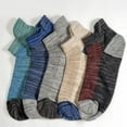 thumbnail image 4 of Calcetines para Hombre, 5 Pares de Calcetines de Corte Bajo para Hombres y Mujeres, Calcetines Deportivos Gruesos y Transpirables para Hombres, Calcetines de algodón para Correr, 4 of 5