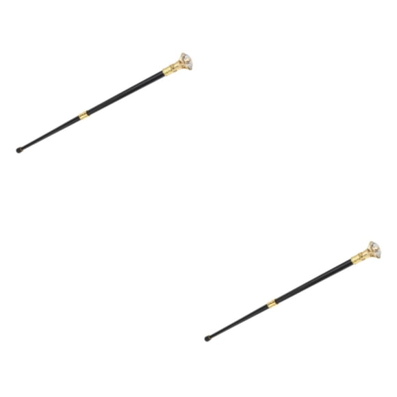 Greeniant Walking Sticks Handle Costume Elegant Fashion Aluminum Alloy Blanco 2Conjunto