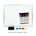 thumbnail image 6 of Comix Magnetic Desktop Whiteboard 16"x12" with 360° Adjustable Stand, Double Sided Dry Erase Easel Board Kit with 8 Markers, 4 Magnets, 1 Eraser, School Office Home Use, 6 of 7