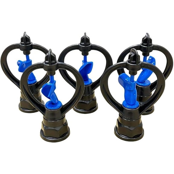 5Pcs Female 1/2" and 3/4" Dual-use 360Degree Micro Drip Irrigation Sprinkler Heads(x)