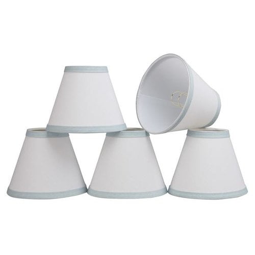 Aspen Creative Corporation 6'' Linen Empire Candelabra Shade (Set of 5)