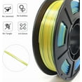 thumbnail image 4 of 3D Printer Filament Triple Color Silk PLA Filament 1.75mm, 3D Printing Filament Bundle,Multicolor Filament Like Rainbow PLA, 250g X 4 Pack, 4 of 5