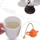 thumbnail image 4 of Inteprter Infusor de té con forma de tetera, reutilizable, de silicona, fácil de limpiar, filtro de hojas, colador de café resistente al Teteras Naranja, 4 of 6