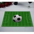 thumbnail image 2 of Mantel individual ABPHQTO de campo de fútbol 30x45 cm Juego de 2 manteles, 2 of 2