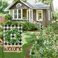 thumbnail image 6 of Welcome Fall Garden Flags for Outside 12.5x18 Double Sided Burlap, Buffalo Plaid Wreath Seasonal Sign Small Yard Flag Farmhouse Holiday Autumn Outdoor Decor DF570, 6 of 6