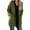 Army Green, variant on Idoravan Cardigans for Women Spring Women's Solid Color Cardigan Wool Sweater Pocket Recreational Long Sleeve Tops