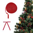 thumbnail image 1 of Christmas Decoration Velvet Ribbon Ribbon Gift Packaging DIY Butterflies Ribbon Christmas Tree Decoration Ribbon, 1 of 6