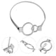 thumbnail image 4 of 1 par de hebillas de cortina de metal sin perforaciones, corbatas decorativas simples para cortinas, 4 of 5