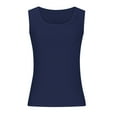 thumbnail image 5 of HNMKIU Women's Square Neck Tank Top Casual Sleeveless Summer Layering Shirt Comfortable Basic Ideal for Outfits,Size XL, 5 of 5