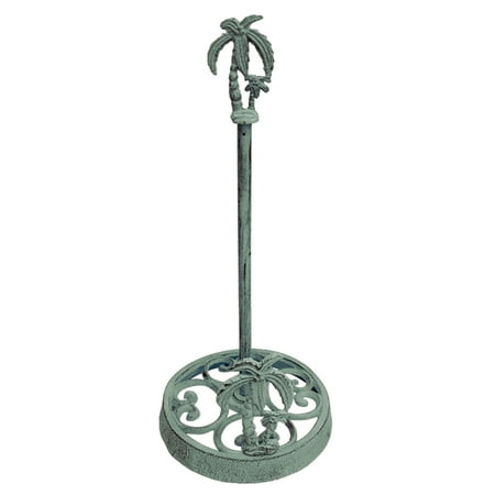 Green Palm Trees Kitchen Countertop Paper Towel Holder Cast Iron Green Palm Trees Kitchen Countertop Paper Towel Holder Cast Iron