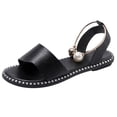 thumbnail image 2 of Womens Sandals In Store,AXXD Women's Shoes Men's Sandals Shoes Outdoor Flip Flops Beach Leisure Slippers for Women'S Easter Outfits Black 4.5, 2 of 8