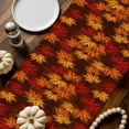 thumbnail image 2 of Thanksgiving Cotton Linen Table Runner, Washable Table Runners for Kitchen, Dining Room, Holiday, Home Party Table Decor, 13x120 Inches, 2 of 9